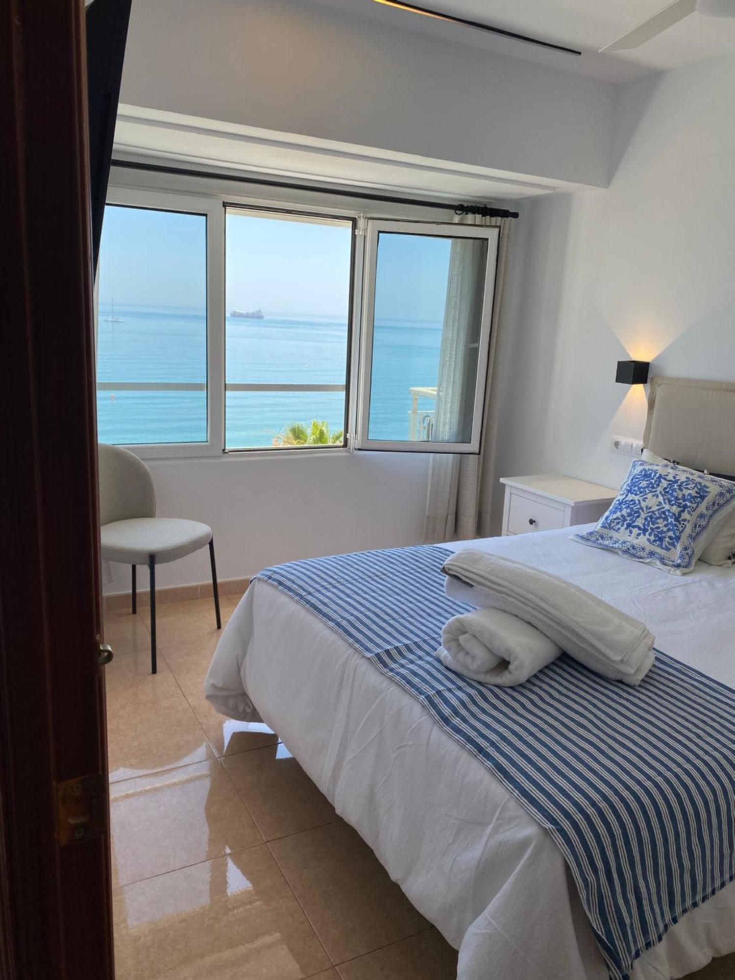 Apartamento Con Terraza Vista Al Mar Malagueta Malaga Exterior photo