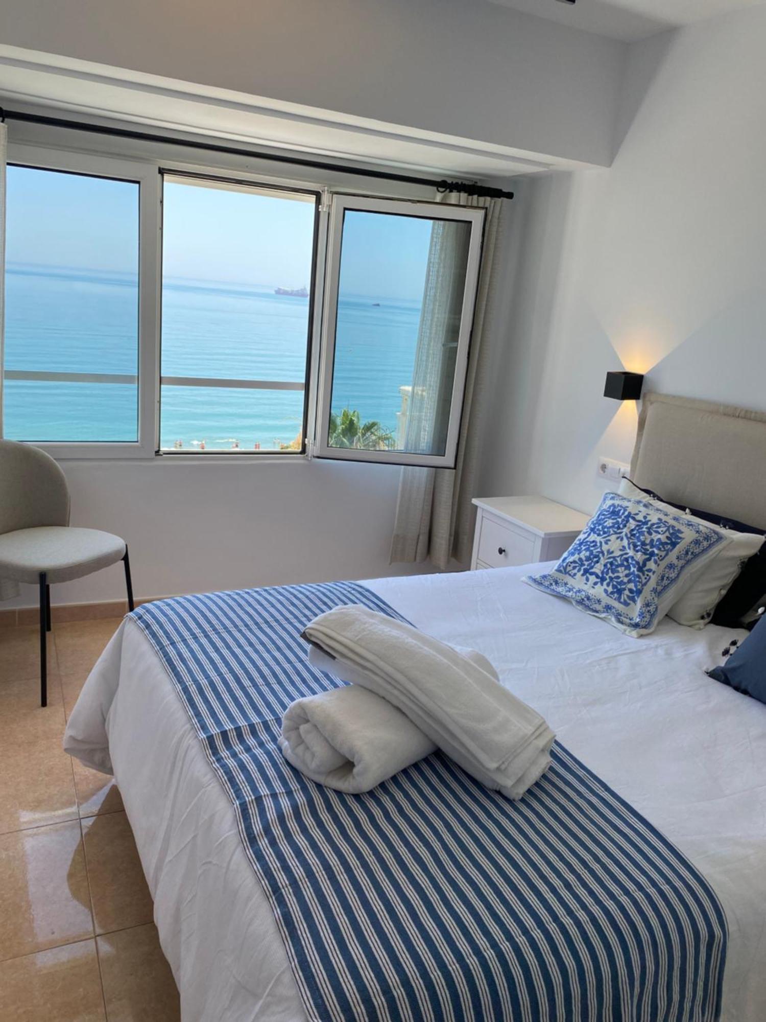 Apartamento Con Terraza Vista Al Mar Malagueta Malaga Exterior photo
